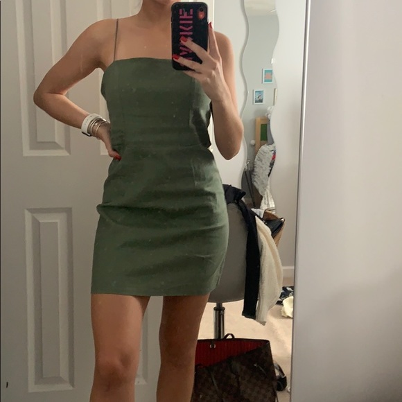 Olive Green Lottie Moss Dress Olive Green Lottie Moss Dress